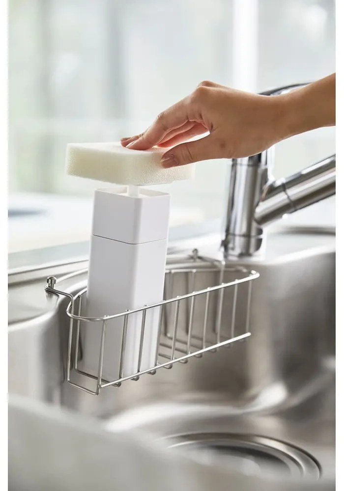 Dozator / dispenser de săpun Yamazaki Tower, 250 ml, alb