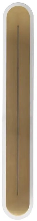 Aplica LED de perete baie metal alama satin IP44 Couper L-59cm