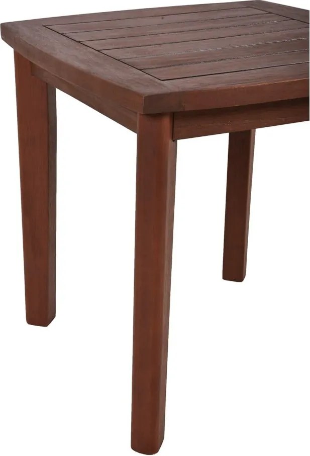 Balansoar cu măsuță maro închis din lemn masiv Sinaloa – Garden Pleasure