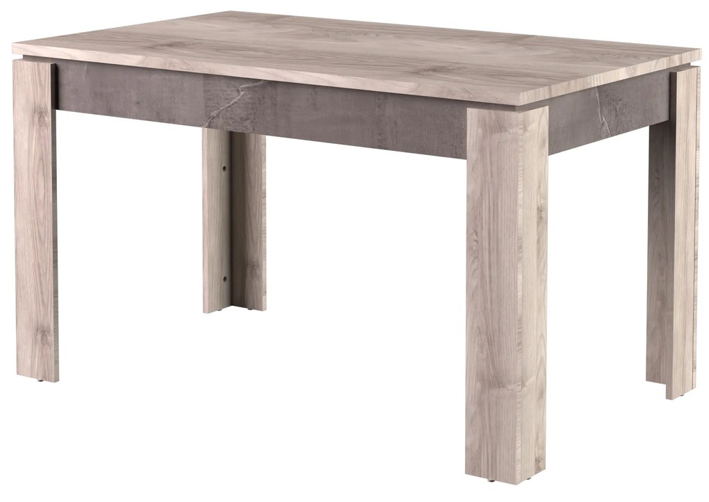 Masă de sufragerie extensibilă (pentru 4 6 persoane) Mebel Bos Jolene (castan nairobi + onyx). 1052989