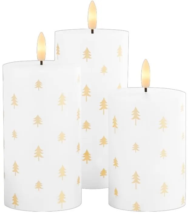 Lumânări LED 3 buc. (înălțime 15 cm) Sille – Sirius