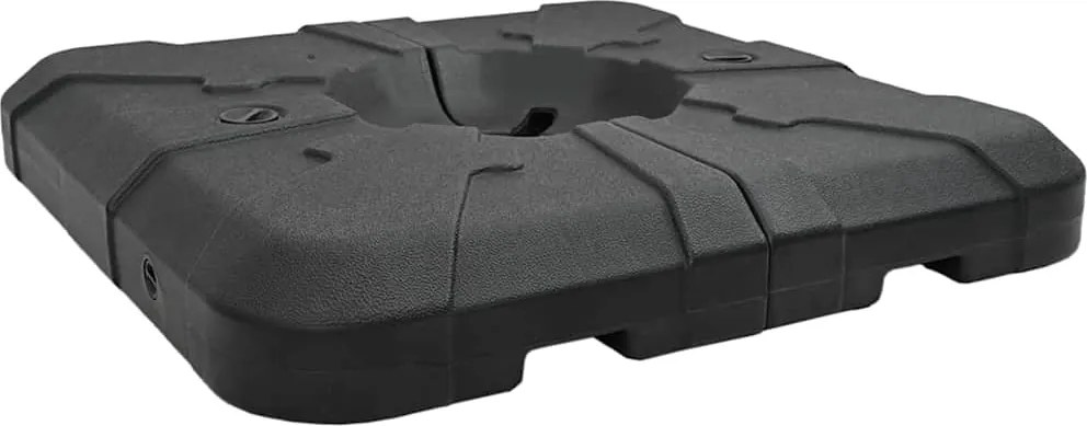 vidaXL Bază pentru umbrelă tip cantilever Negru 88,5 x 88,5 x 12 cm