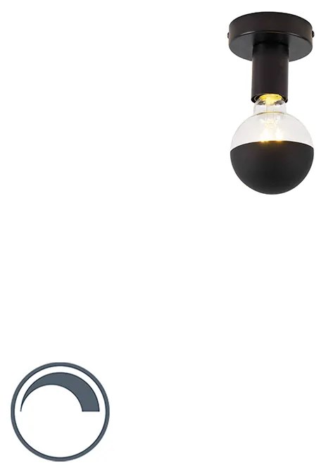 Plafoniera de design neagră cu reflector G95 negru - Facile