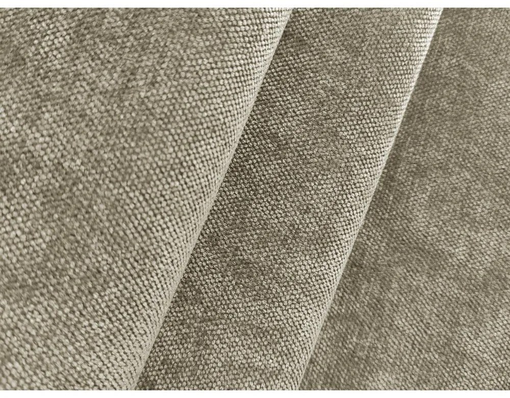 Canapea bej cu tapițerie din chenille 204 cm Omao – Makamii