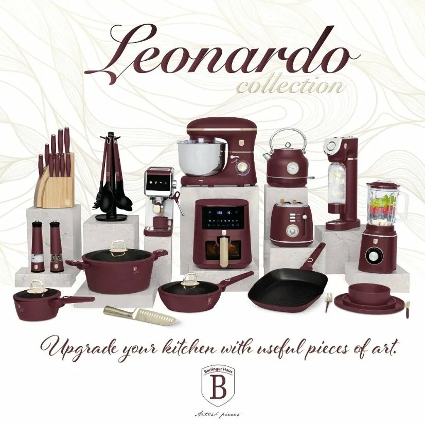 BerlingerHaus Set de cuțite cu tăietor Leonardo, 6 piese