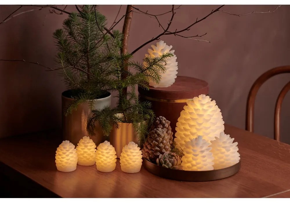 Decorațiune luminoasă albă ø 10 cm Clara – Sirius