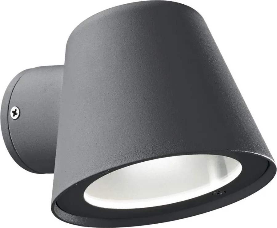 Ideal Lux - Aplica de perete pentru exterior GAS, 1x GU10/28W/230V, IP43, antracit