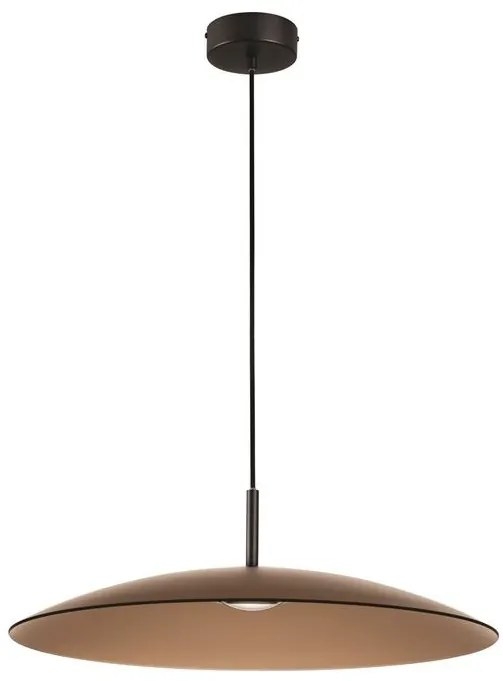 Lustra LED design modern POLIFEMO maro, 60cm