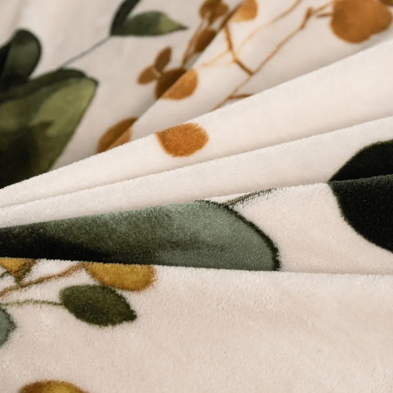 Lenjerie cocolino DUO SENSE EUCALIA colorat microplus/flanel Dimensiune lenjerie de pat: 70 x 90 cm | 140 x 220 cm