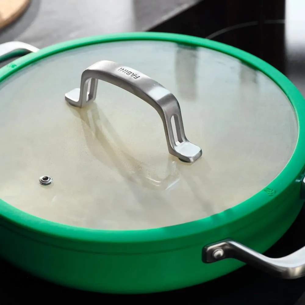 Tigaie cu capac/cu suprafață ceramică ø 28 cm tegame Meda 3.0 – FABINI