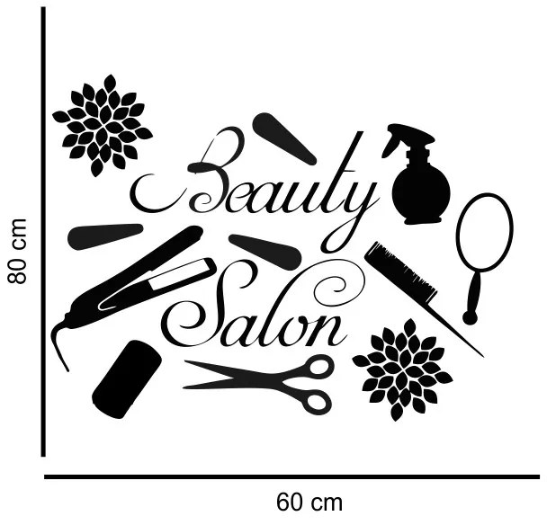 Sticker perete Coafor 2