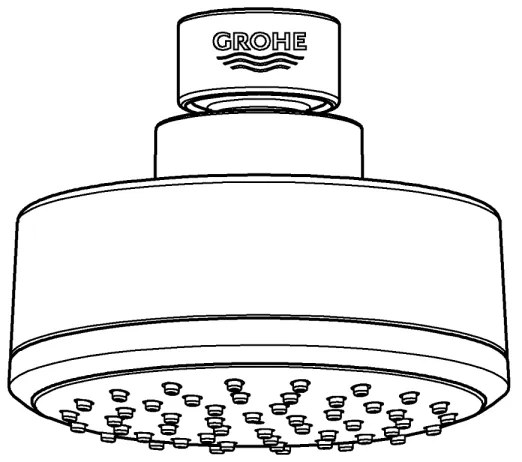 GROHE 26366001 - Cap de duș RAINSHOWER 210 mm, crom lucios