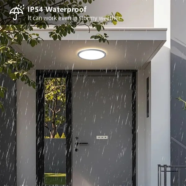 Brilagi - Plafonieră LED pentru baie ULTRA SLIM, 18W, 230V, Ø 30 cm, argintiu, IP54