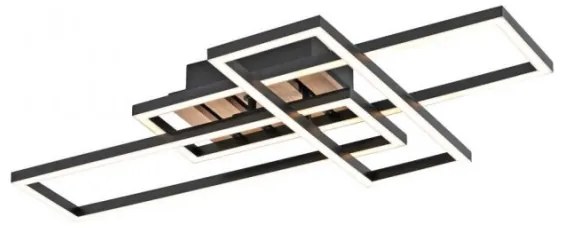 JUST LIGHT. 14051-79 - Plafonieră LED AKUSTIKA LED/20,5W/230V stejar/negru