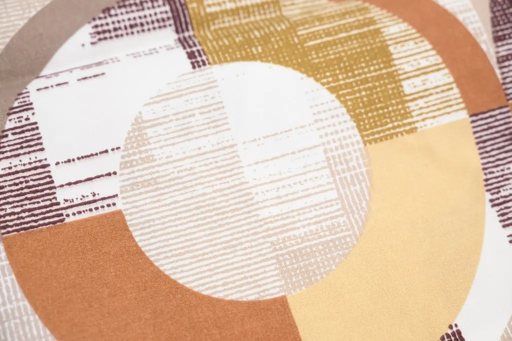 Lenjerie de pat din microfibra CIRELLO maro-gri Dimensiune lenjerie de pat: 70 x 90 cm | 140 x 200 cm