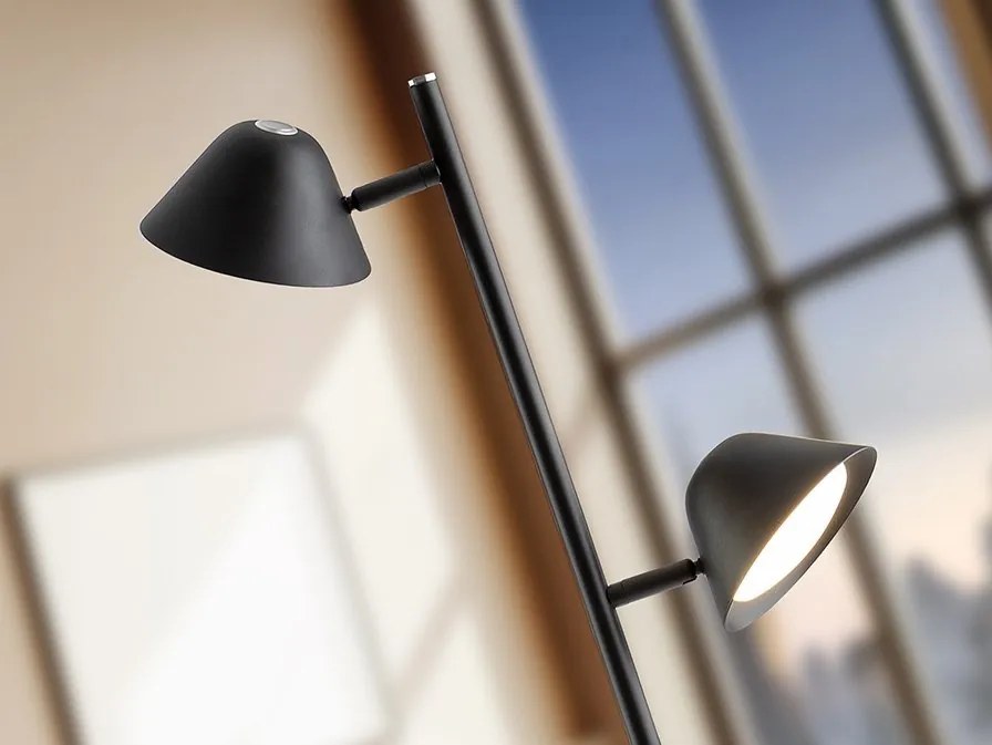 Lampadar/Lampa de podea LED design modern Taros negru