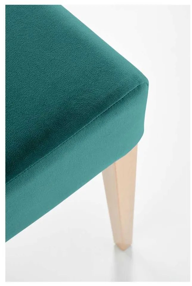 Scaun de bucătărie Clarion II, verde / stejar miere