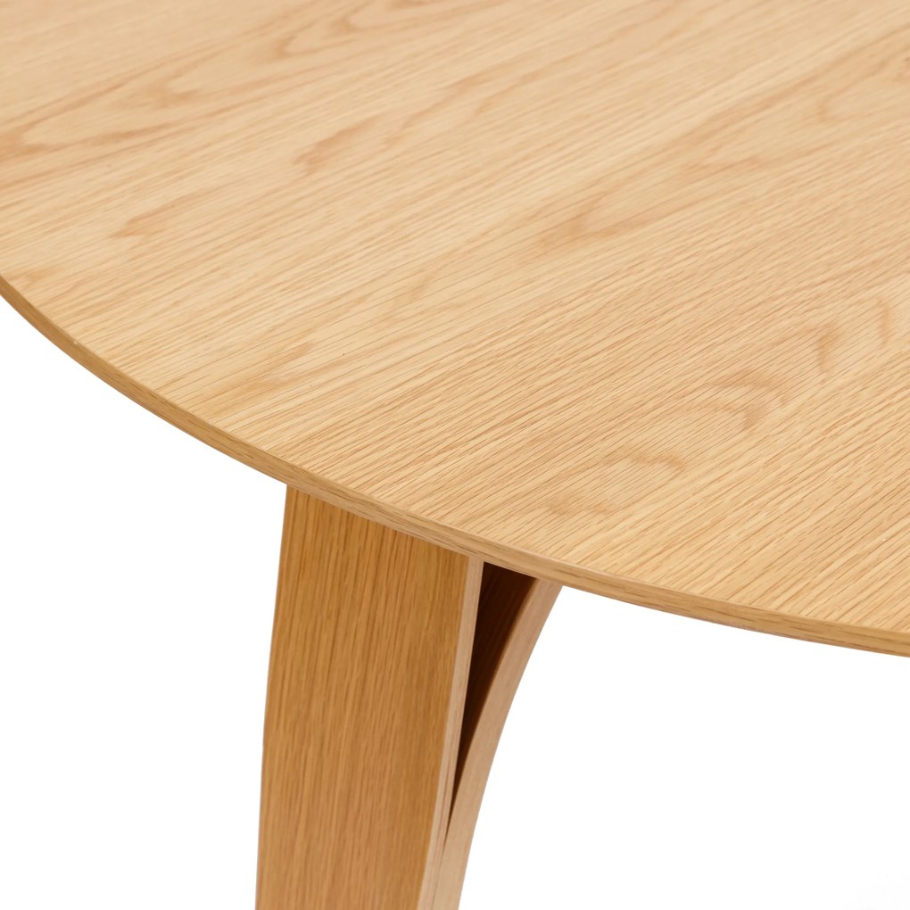 MAZZONI EXPORT BOLZANO 1200 Stejar Natural - MASĂ ROTUNDĂ DIN LEMN PENTRU BUCĂTĂRIE DINING LIVING MODERN CLASSIC