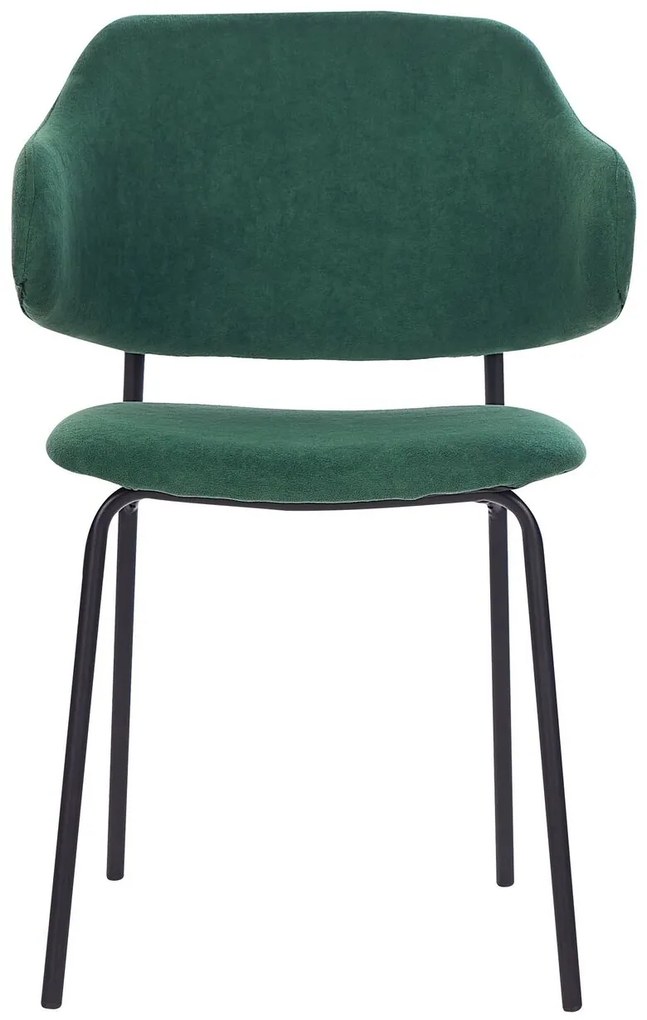 Set 2 buc scaune de sufragerie Kenza (verde). 1080653