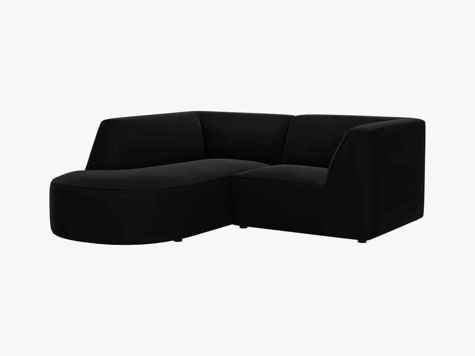 Coltar 3 locuri rotund Ruby catifea L186 cm