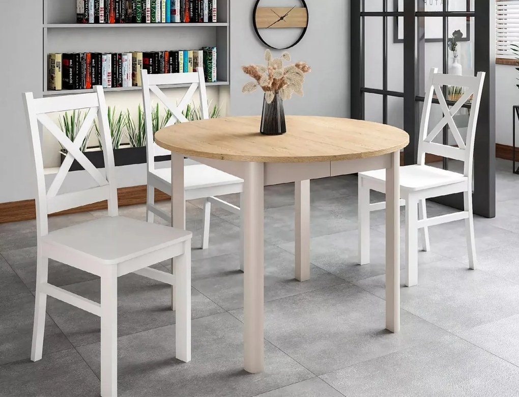 Masa extensibila Dante stejar cremona torro/casmir ø102 (102-144)