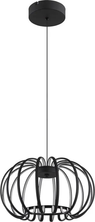 Lustra LED suspendata moderna RIBBON negru