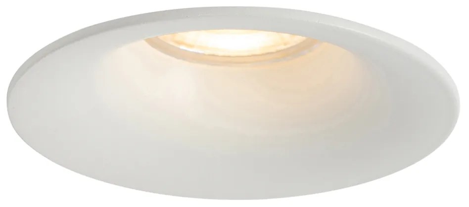 Set de 12 spoturi incastrate albe GU10 50mm - Gijs