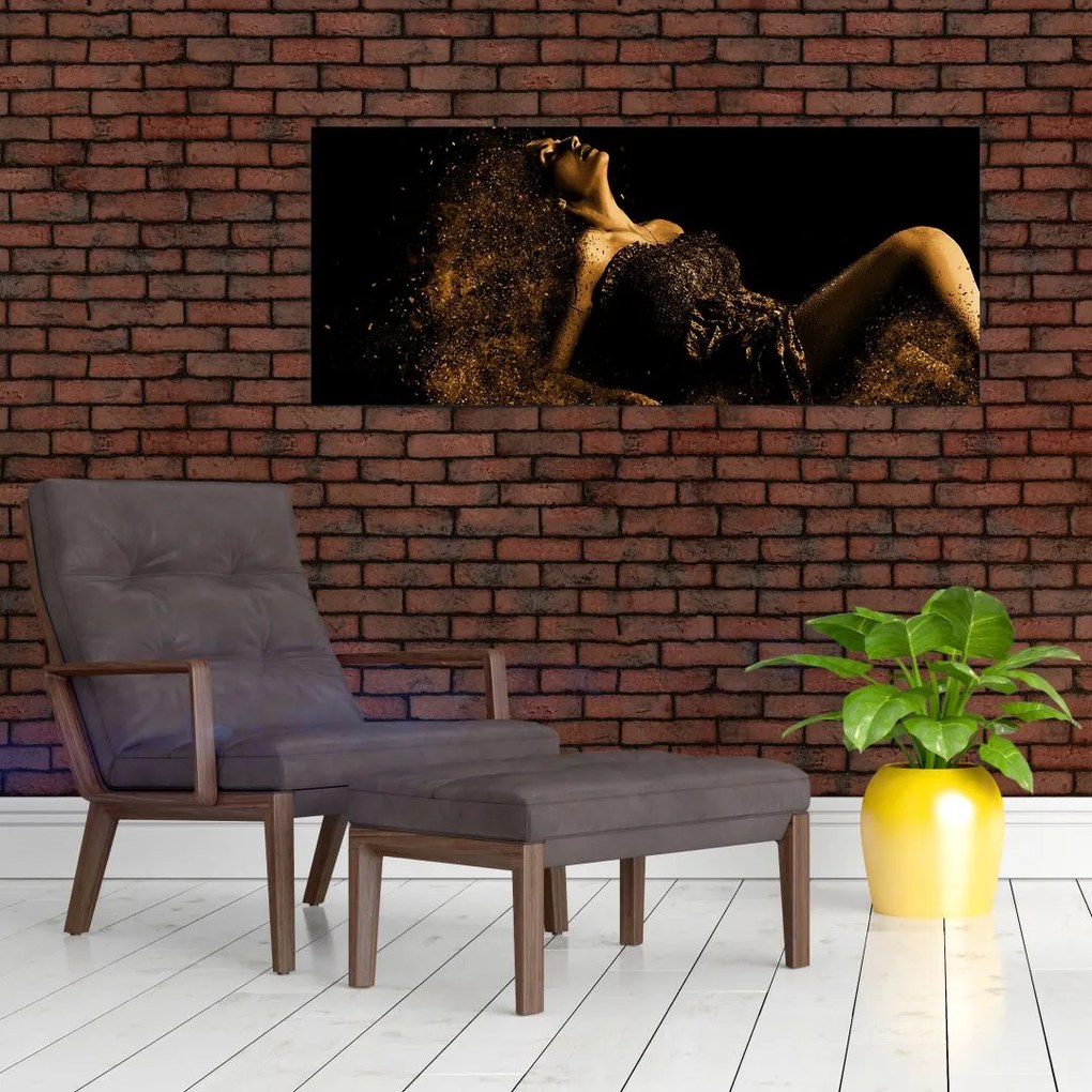Tablou - Femeia din aur (120x50 cm)