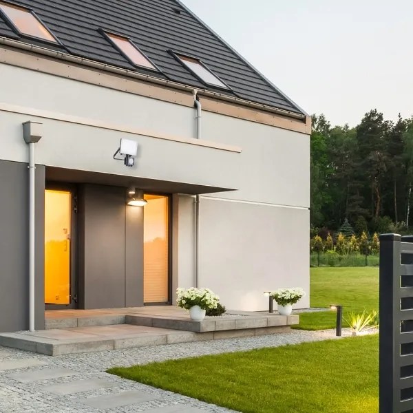 Proiector LED exterior cu senzor LED/10W/230V 5000K IP44