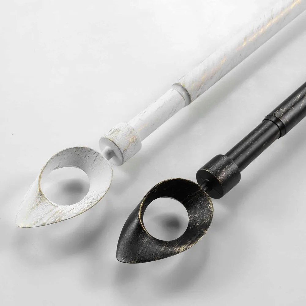 Galerie de perdea 120 - 210 cm extensibilă din metal Ovalon – douceur d'intérieur