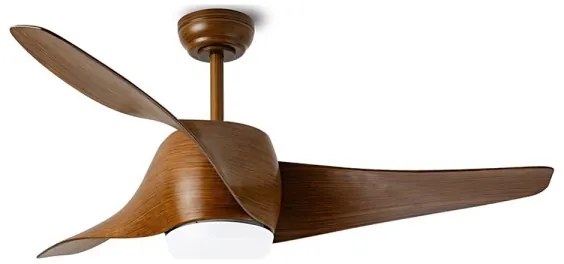 Ventilator de tavan Immax NEO 07286L-LED, LED/18W/230V, maro, Wi-Fi Tuya + telecomandă