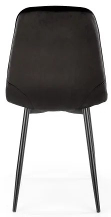 Scaun de dining KINDREL, 1 buc., negru
