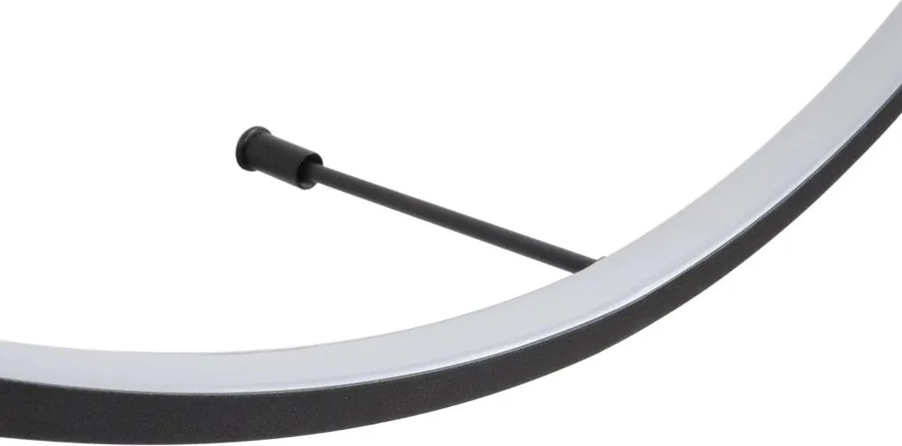 Aplica circulara LED IP44 diametru 80cm Visual negru