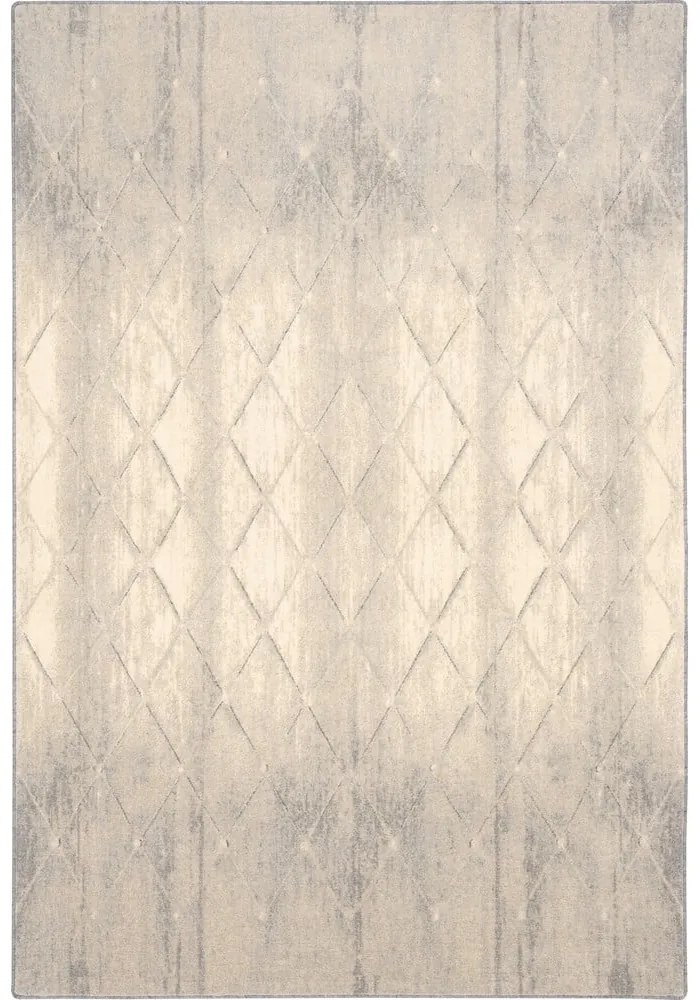 Covor crem din lână 160x240 cm Colette – Agnella