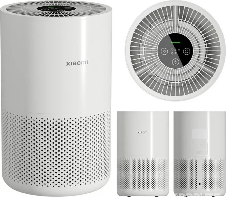 Purificator de aer Xiaomi Smart Air Purifier 4 Compact BHR5860EU, 27 W, 27 m², 230 m³/h, PM2.5, Indicator calitate aer, SMART, Mi Home, Alb