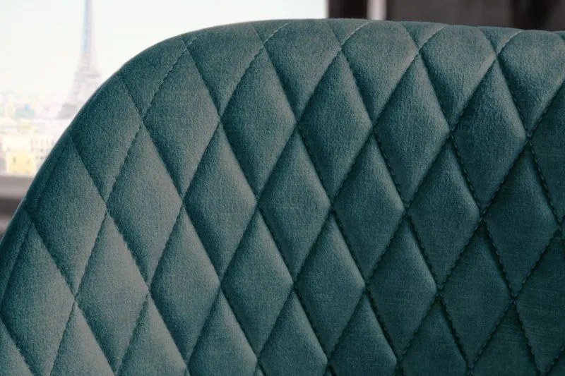 Set 2 scaune de bar Paris albastru petrol