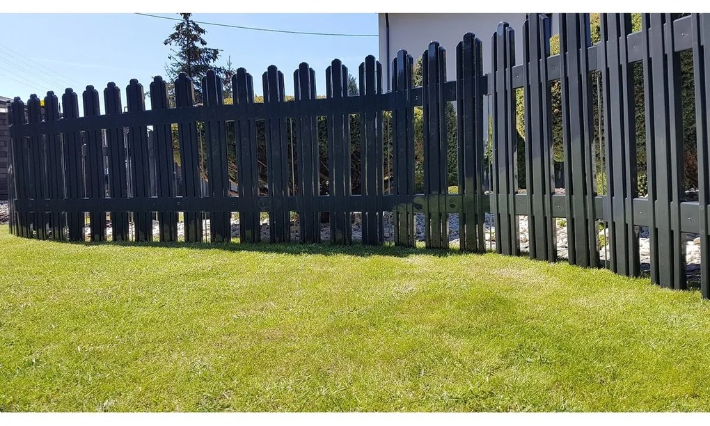 Gard de grădină Mega antracit, 4,7 m