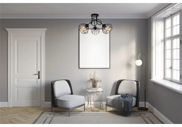 Lustră aplicată CEED 3xE27/60W/230V