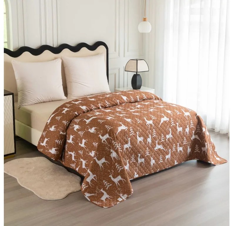 Set cadou pentru dormitor WHITE DEER, maro