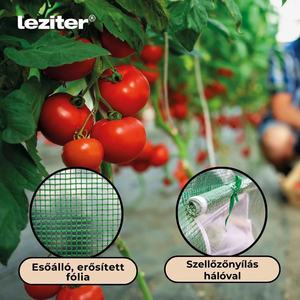 Cort din folie 200x200x300 cm cu cadru ranforsat + folie