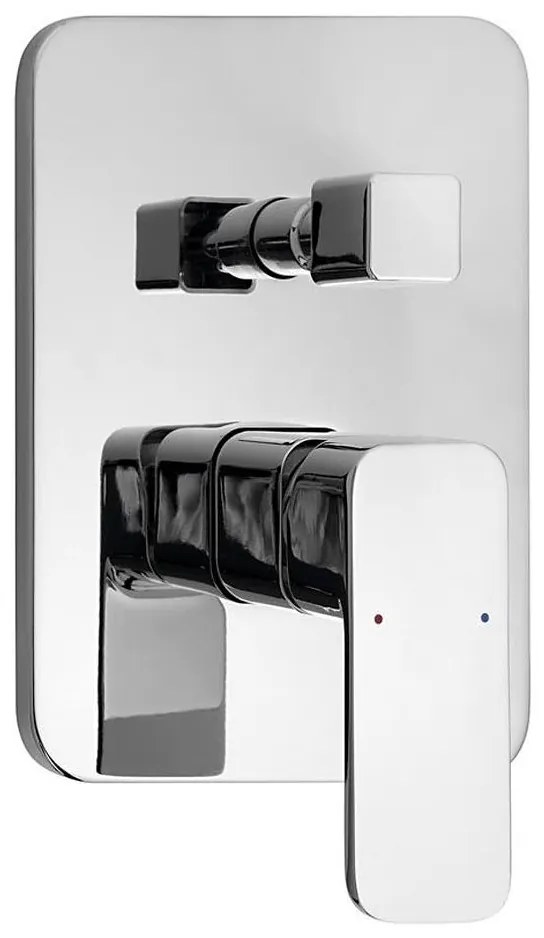 Set de duș pentru instalare ascunsă Aqualine FACTOR crom lucios