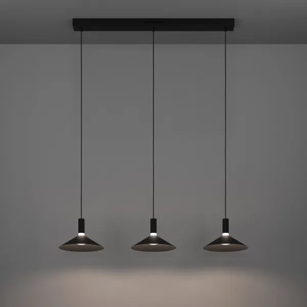 Eglo 902184 - Pendul suspendat pe cablu LED RGBW cu dimmer CONOMAVILLA-Z, 3xLED/7,5W/230V, negru