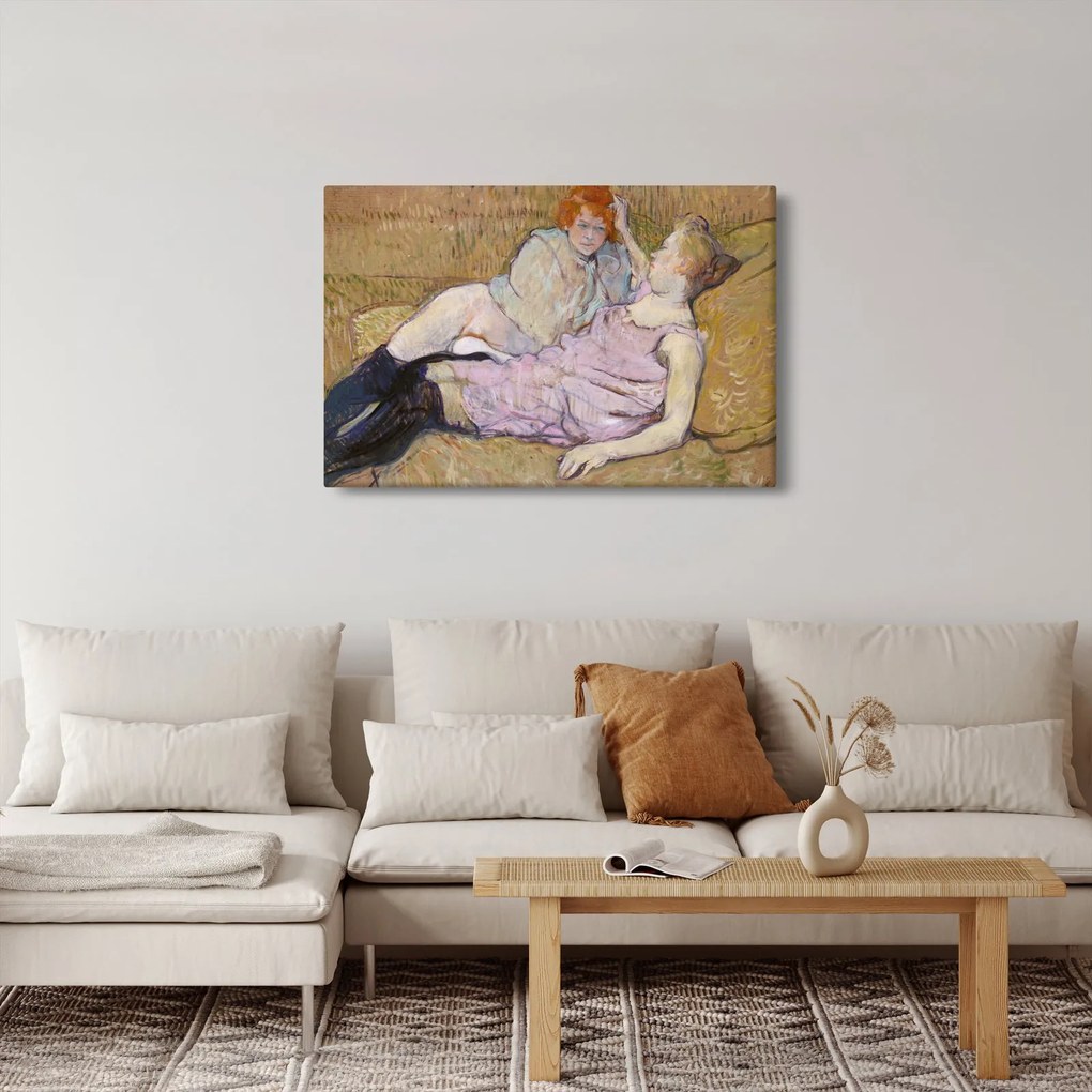 Tablou - Henri de Toulouse-Lautrec, The Sofa, reproducere (90x60 cm)