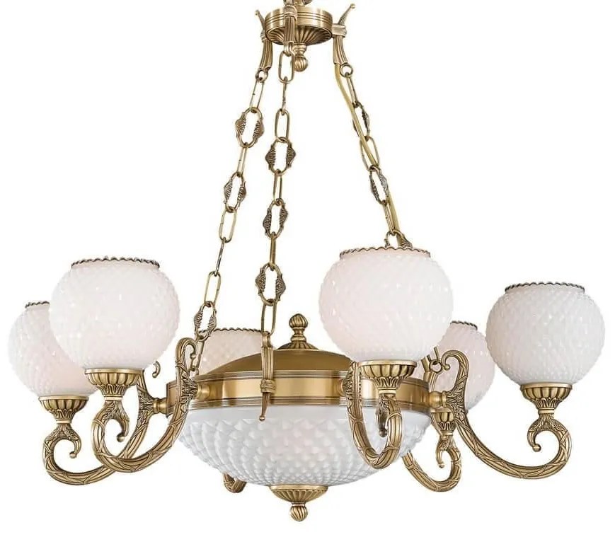 Candelabru din alama 6+2L design italian 8450