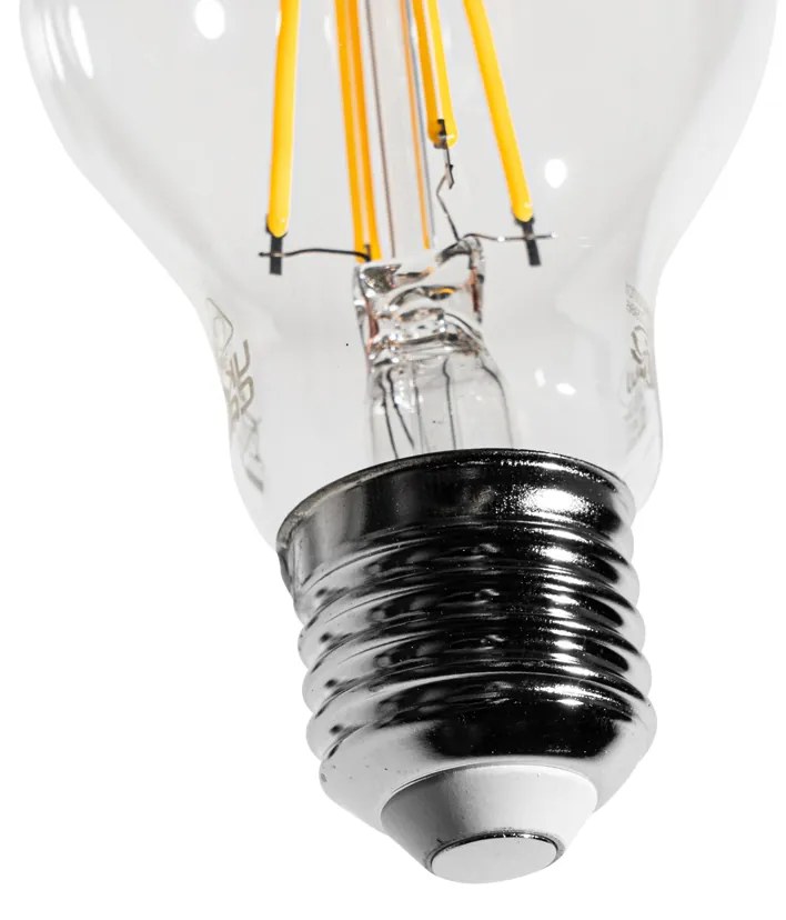 Set de 5 becuri LED E27 reglabile A60 transparente 4,5W 500 lm 2700K