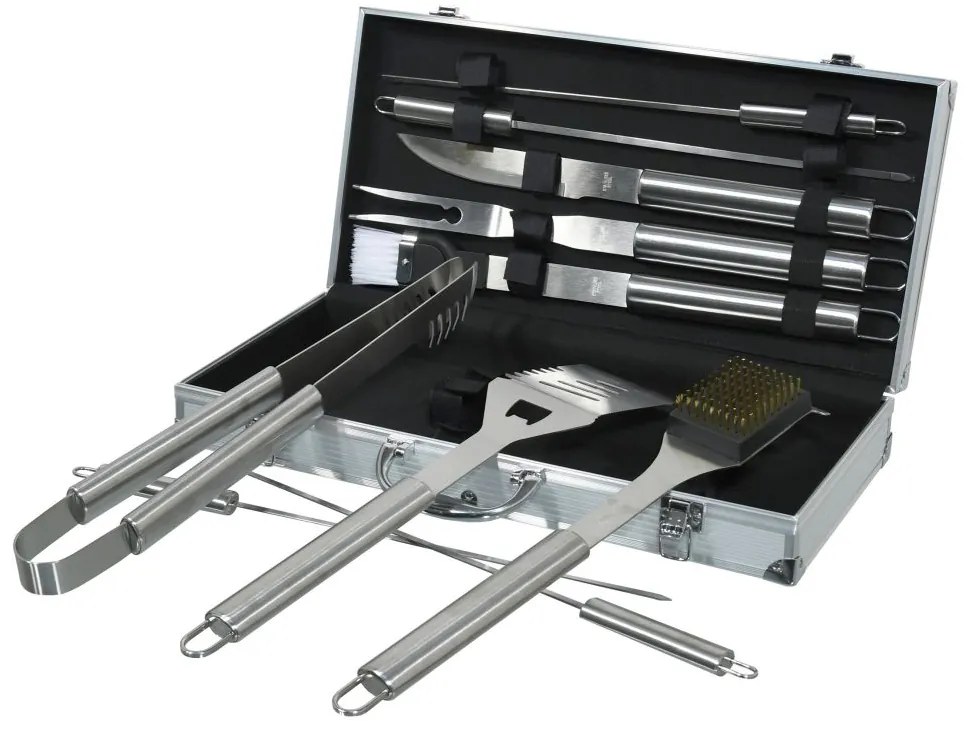 Set de instrumente pentru grătar ALU - 11buc