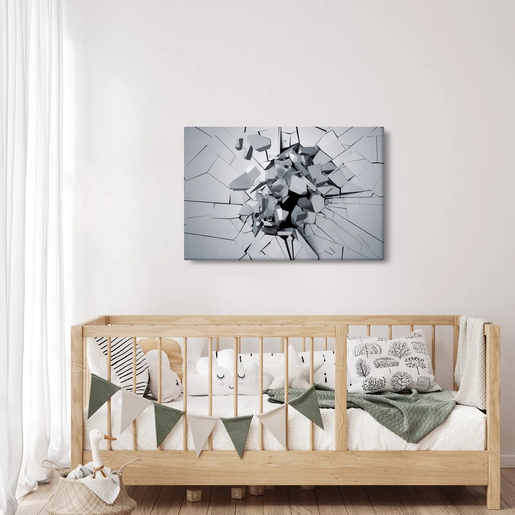 Tablou abstracție 3D (90x60 cm)