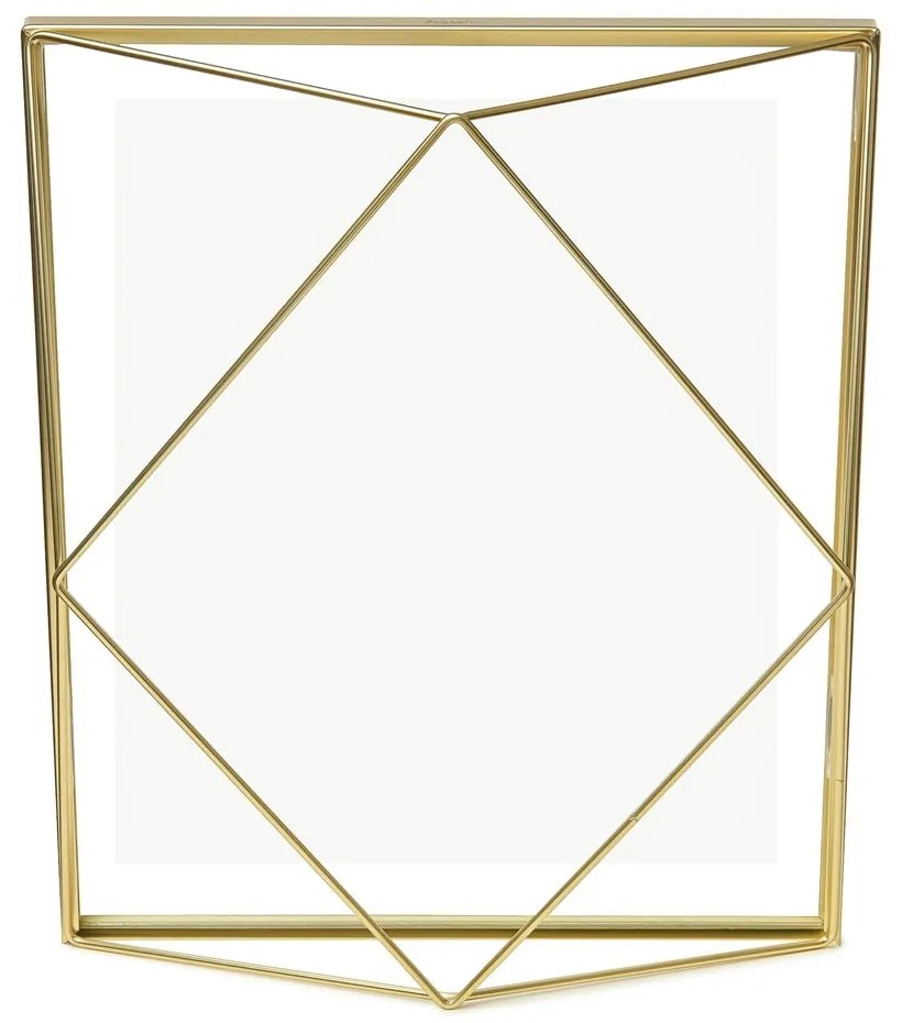 Ramă foto aurie din metal 25x30 cm Prisma – Umbra