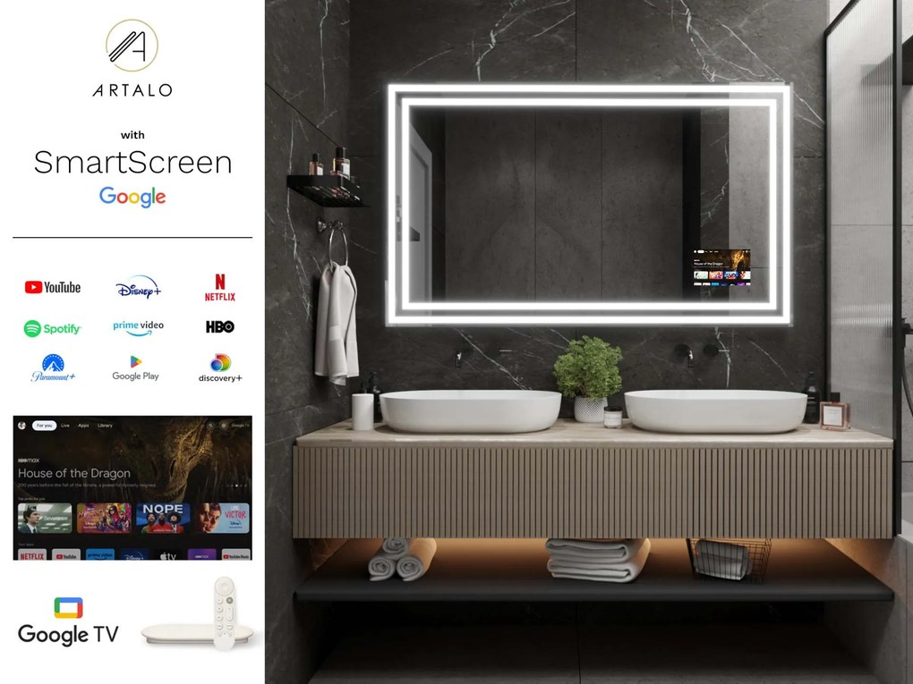 Oglindă LED cu iluminare M3 premium