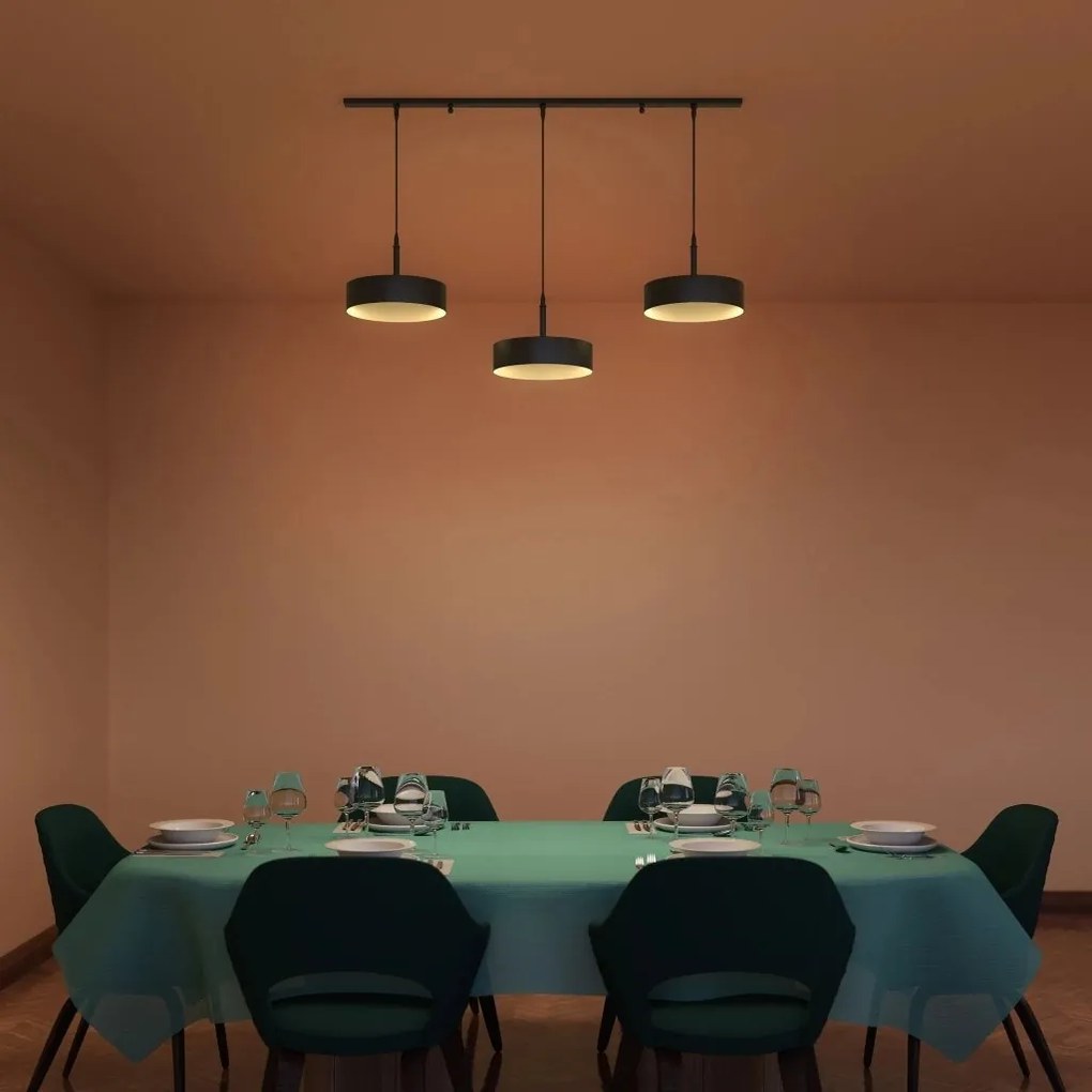 Lustra cu 3 pendule din alama Elegant Design